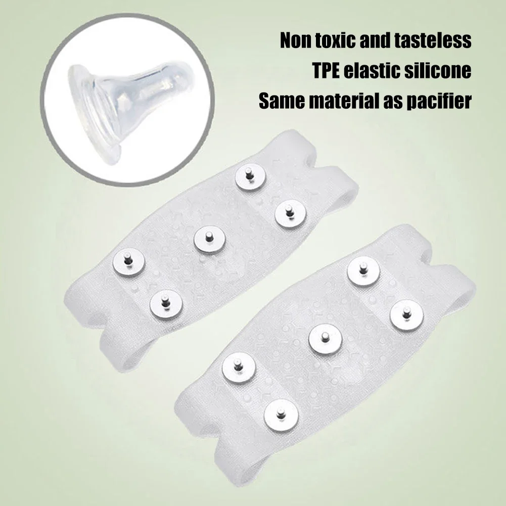 Tacos de hielo profesionales resistentes al deslizamiento, agarre fuerte que evita caídas, tacos de tracción para caminar sobre hielo y nieve, 2 uds. - imagen 5