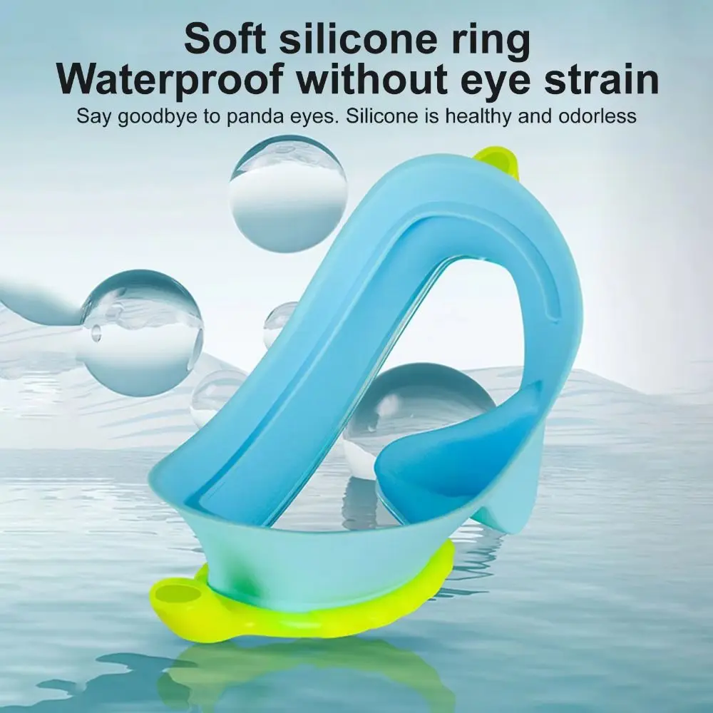 Gafas de natación infantiles antiniebla – Montura grande de silicona - imagen 2