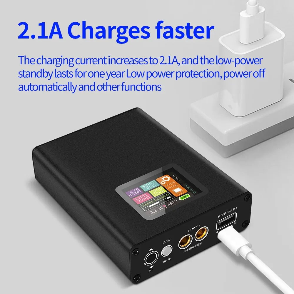 Soldador por puntos con pantalla Digital, máquina de mano de soldadura de níquel de 0,1-0,25 MM, batería de litio 18650, Kit portátil, ajuste de engranaje de 30 - imagen 4