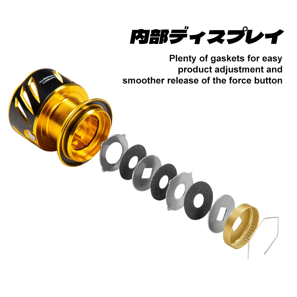 Hunthouse-carrete giratorio de pesca en agua salada, 11 + 1 3000g-10000g para Lucio, jigging, potencia de arrastre de 30kg/35kg, 325-545 - imagen 3