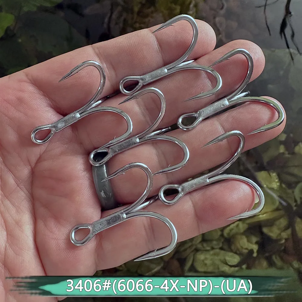 Anzuelos triples de agua de mar, aparejos resistentes al óxido, 8 #6 #4 #3 #2 #1 #1/0 #2/0 #3/0 #4/0 #, 15 piezas/30 piezas/40 piezas, 4 unidades - imagen 4