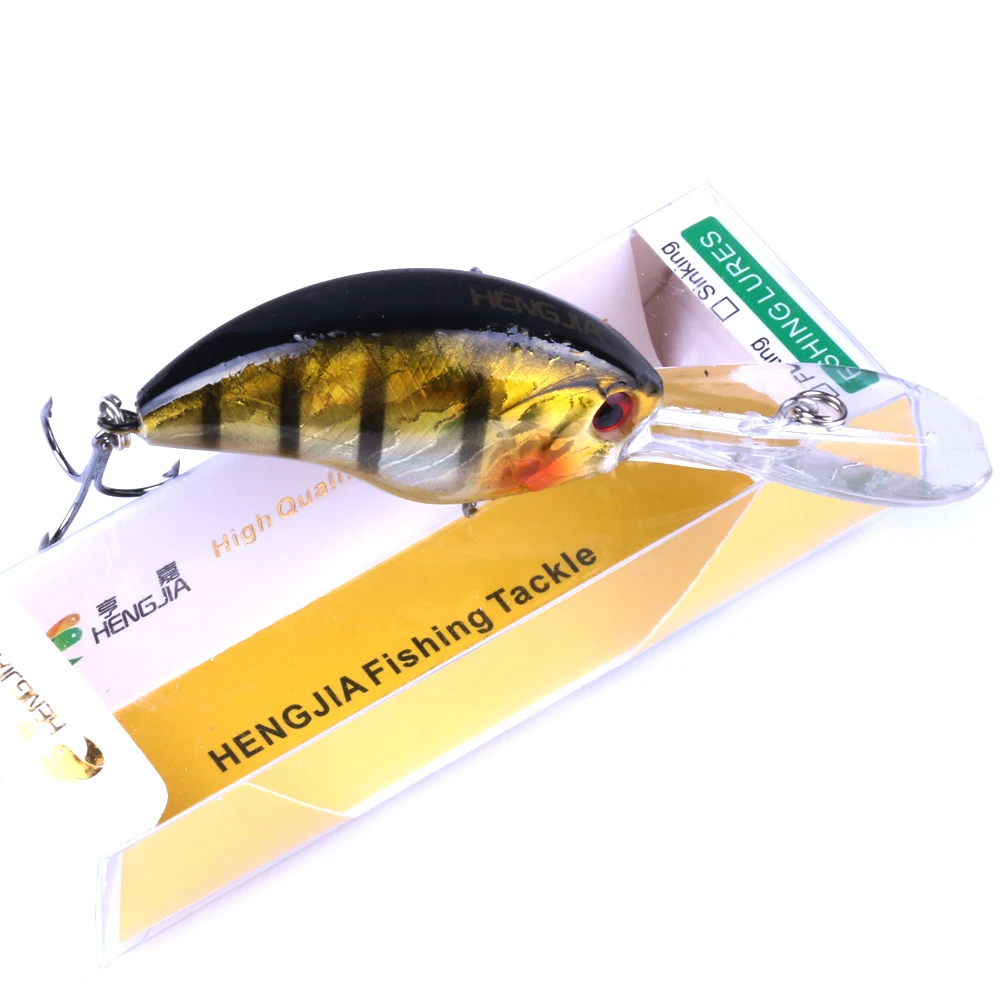 Señuelo de pesca de lubina flotante de pulso profundo de 85mm y 12g, Wobblers de sonido, cebo Artificial duro, Crankbaits de buceo profundo - imagen 2