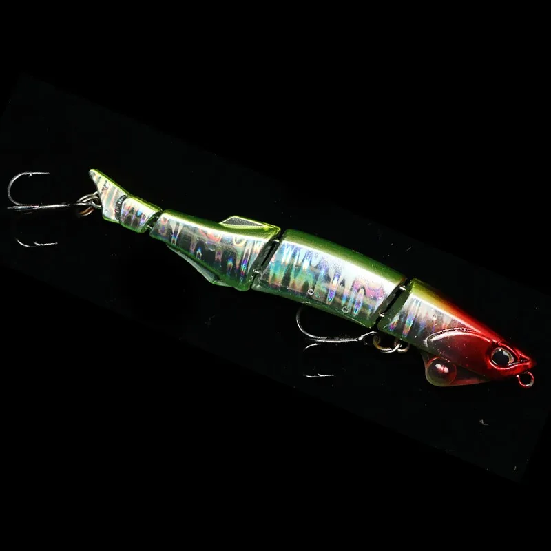 Swimbait articulado profesional, 90mm, 6g, lápiz que se hunde, señuelo de pesca para caminar al perro, cebo duro Artificial para Lucio, lubina, aparejos de perca - imagen 4
