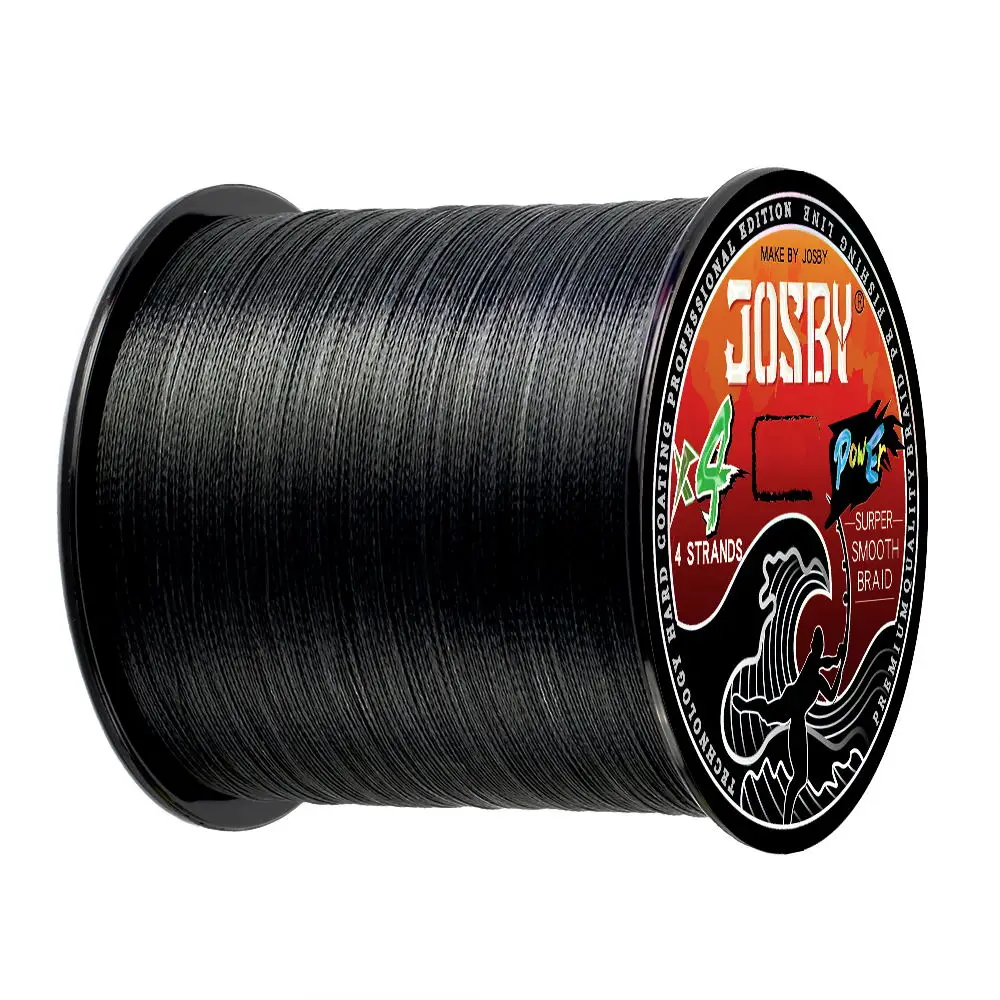 JOSBY-sedal de Pesca de 4 hebras, multifilamento de PE, Raid, 300M, 500M, 1000M, 100M, alambre de agua de mar, Pesca japonesa duradera y suave - imagen 4