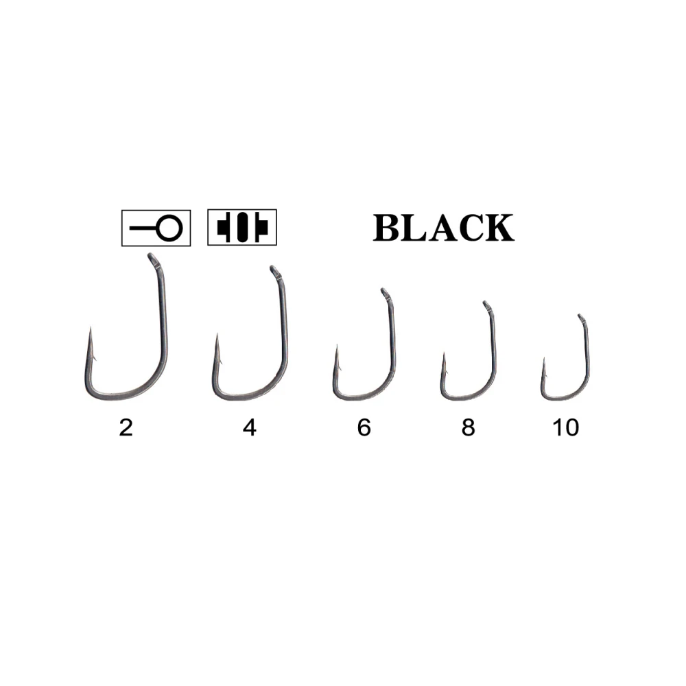 Venta al por mayor a granel 1000 unids/lote anzuelo de ojos circulares anzuelos de Pesca de carpa de acero alto en carbono aparejos Jig Head Pesca Peche - imagen 3