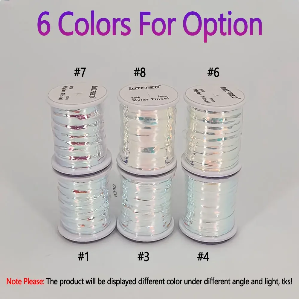 Bimoo Flashabou Mylar Plano – Oropel para montaje de ninfas - imagen 4