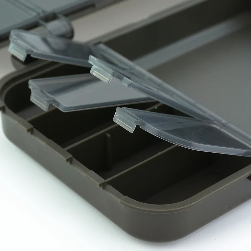 Caja de aparejos de pesca de carpa, caja de aparejo portátil, compartimentos, herramienta de pesca W504 - imagen 5