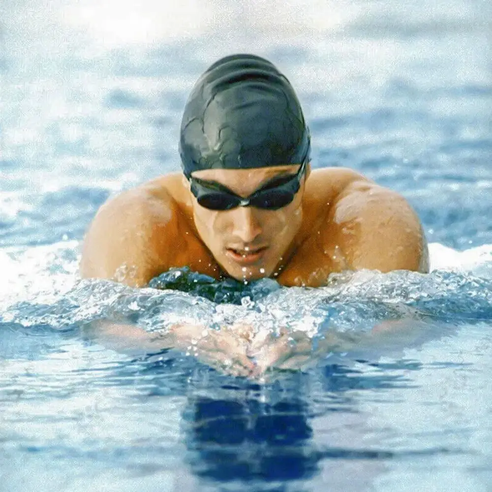 Gorro de buceo Universal impermeable para pelo largo Extra grande, gorro de natación grande, gorro de piscina de cabeza suelta - imagen 2