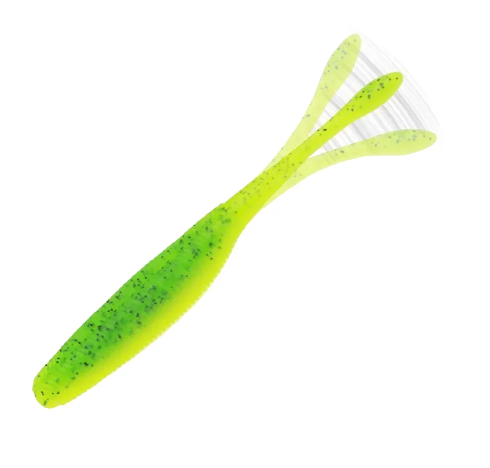 SWOLFY-señuelo de pesca con forma de gusano, cebo blando de 75mm/95mm/115mm, con cola recta de sal, 5 piezas - imagen 5