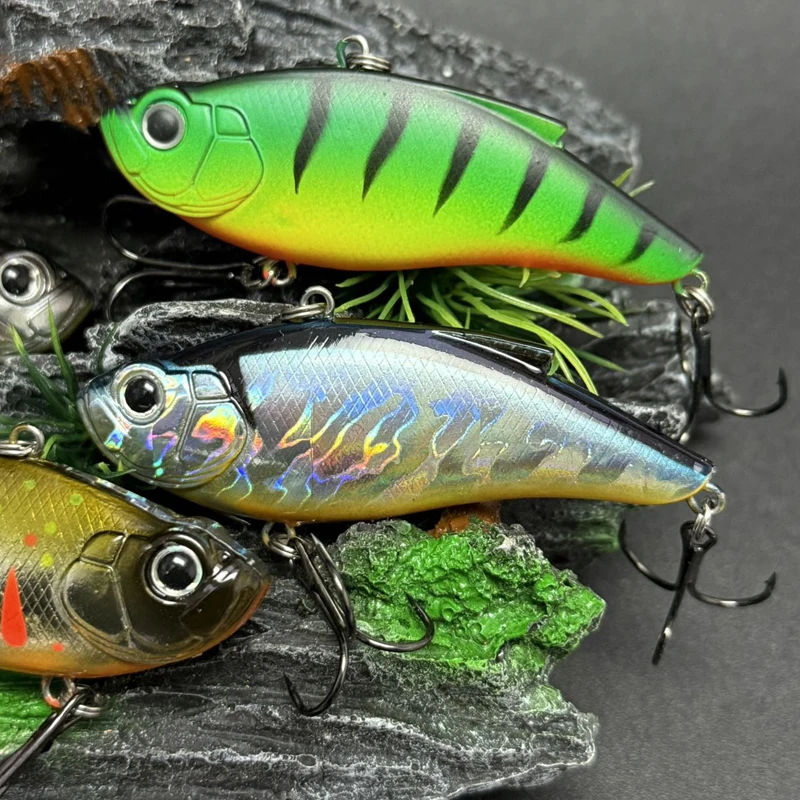 Crankbait sin labios vibrante – Señuelo para lubina en agua salada - imagen 2