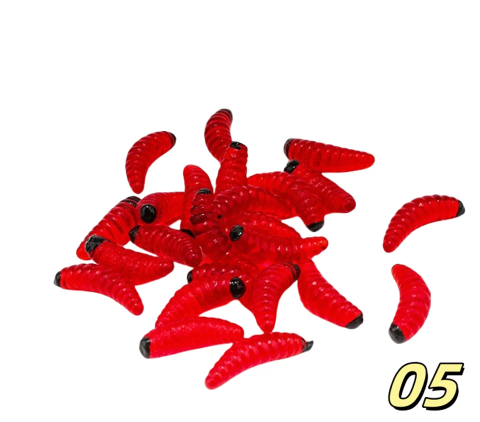 10 unids/bolsa nuevo cebo de pesca gusano de pan cebo falso carretera subbait cebo biónico gusanos blandos equipo de pesca gusano realista Swimbait - imagen 4