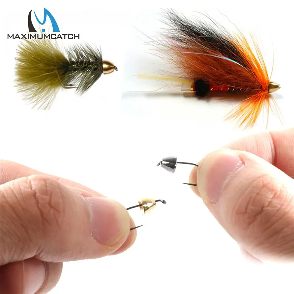 Cuentas de tungsteno con cabeza cónica para atado Maxcatch moscas - imagen 5