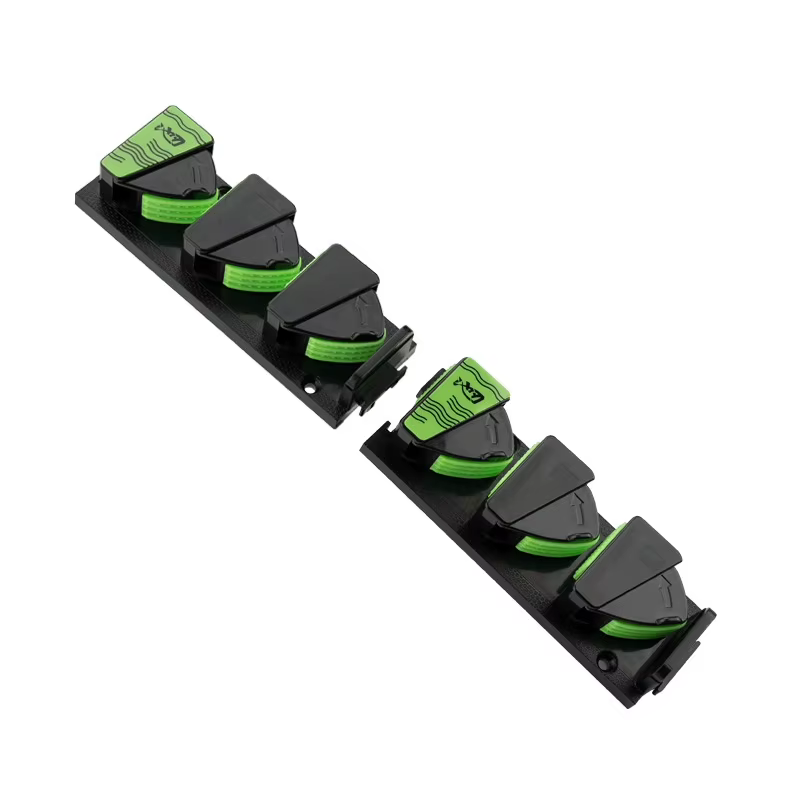 Soporte de pared para cañas de pesca con estante sin taladro - imagen 4