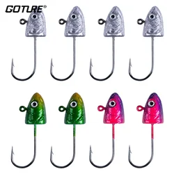Goture Jig Heads – Acero carbono de alta resistencia con ojos 3D