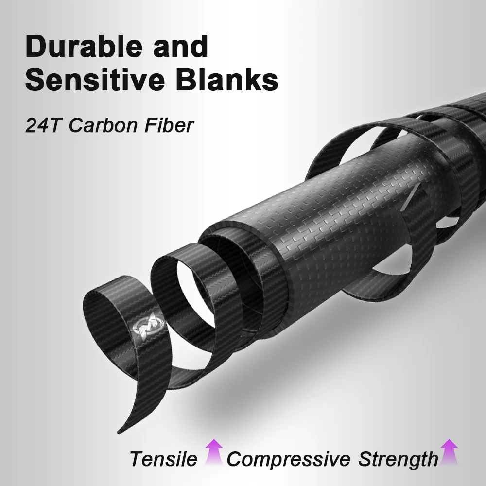 Cañas giratorias Mifine MISSILE AJING, caña de pescar UL Rock CW 0,8-7g 2,13 M/2,28 M, puntas sólidas rápidas, caña de perca para lubina de agua dulce y salada - imagen 5