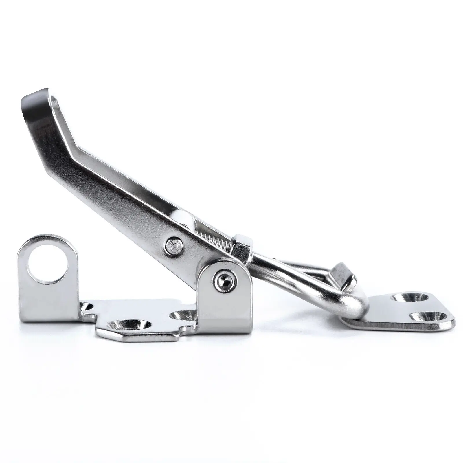 Abrazadera de acero inoxidable para barco, pestillo antisonajero, 2 piezas, accesorio marino