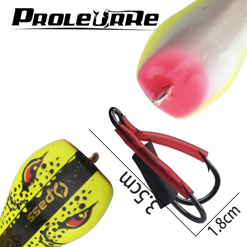 1 unidad de 9cm 9,2g ranas Topwater cebos duros artificiales Pesca de lubina carpa señuelos buena Pesca de invierno señuelos de rana Pesca - imagen 3