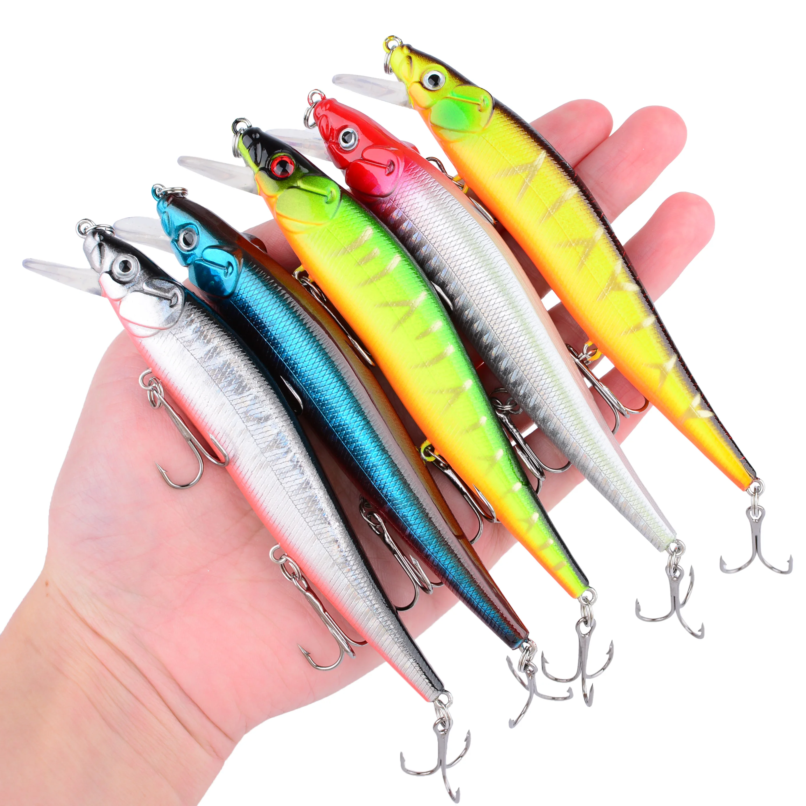 Jerkbait Minnow duro flotante trucha lubina - imagen 5