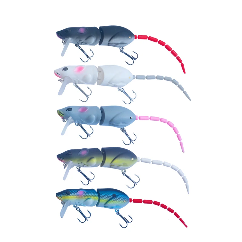 AI-SHOUYU Topwater Bionic Rat Señuelo Articulado para Lubina - imagen 4