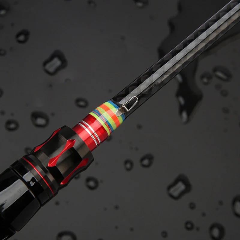 Catch.u-caña de pescar de fibra de carbono/vidrio, señuelo giratorio/fundición, 8-25g, línea WT 8-15LB, señuelo rápido para lubina - imagen 4