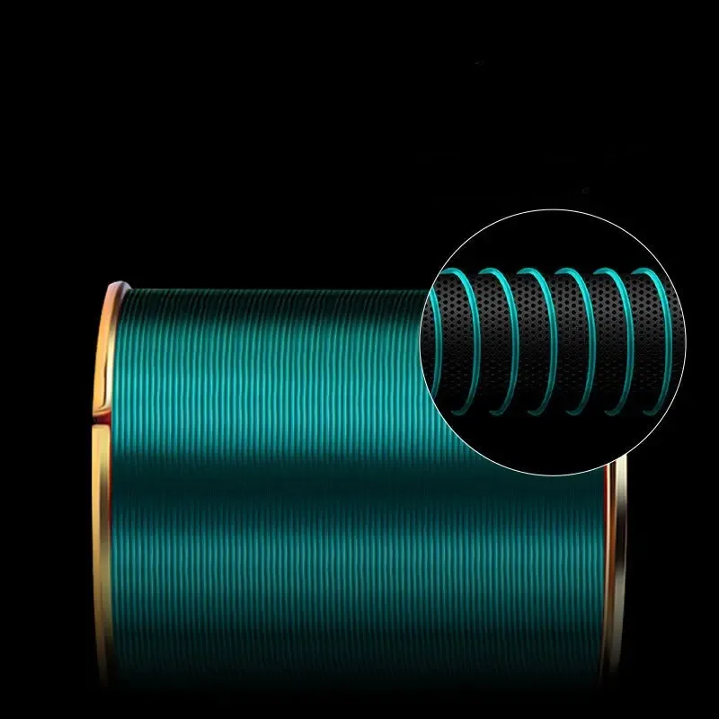 Sedal De Pesca De nailon, hilo De Pesca De fluorocarbono duradero, carrete a granel De todos los tamaños, 500M - imagen 4