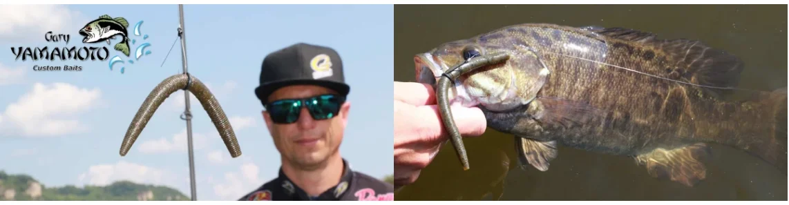 Importado de Estados Unidos Yamamoto Senko señuelo de 4 pulgadas cebo suave fideos gusano alta gravedad específica pozo negro, sin plomo - imagen 3