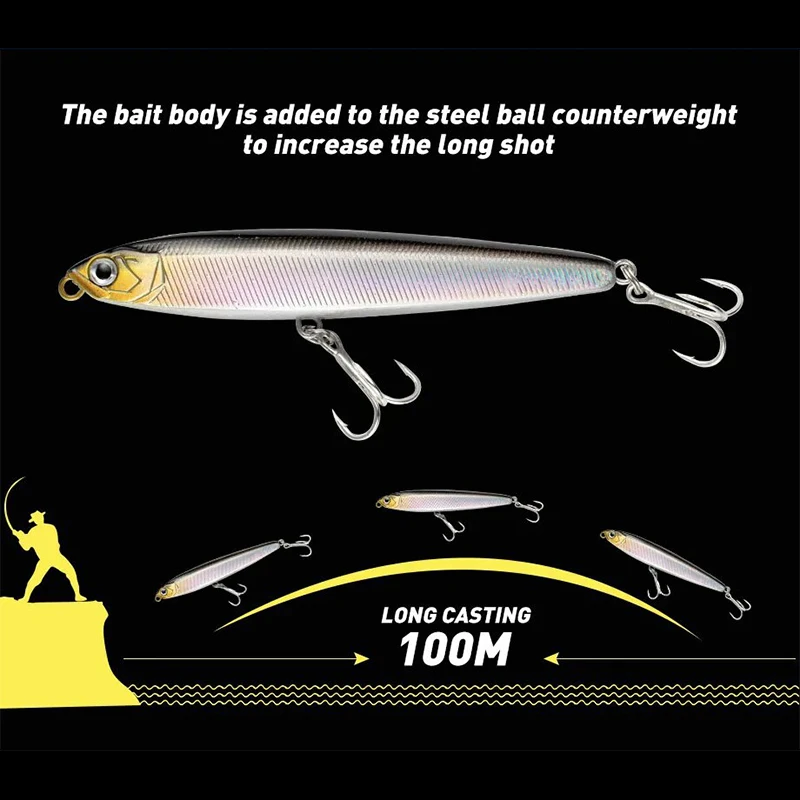 Señuelo Lápiz Hundidor 24g 10cm – Lubina agua salada - imagen 3