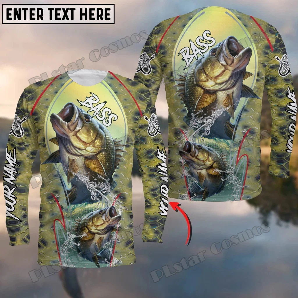 Sudadera con cuello redondo para hombre, Jersey informal de manga larga con nombre personalizado, estampado 3D, piel de atún y Mahi, QDY68 - imagen 3