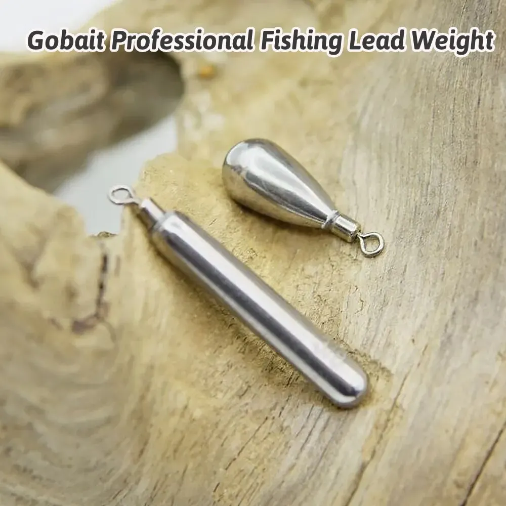 GOBAIT peso de Pesca de acero de tungsteno 5 unids/lote molde de plomo 3,5g 5,3g 7g tubo bala plomo colganteKit Pesca plantilla de Metal aparejos fundidos - imagen 4