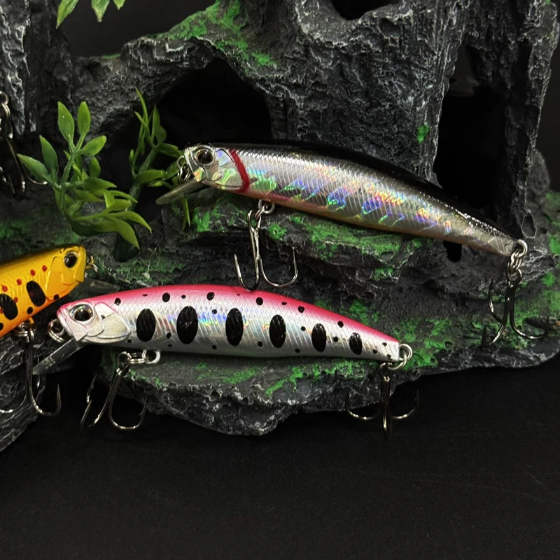 Señuelos de Pesca de pececillo de tendencia, 75mm, 11g, cebo duro Artificial de fundición larga, Jerkbait, Pesca para lubina, equipo de Pesca de trucha marina - imagen 5