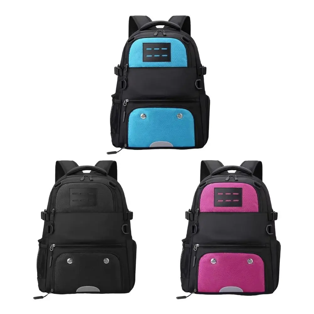 Mochila deportiva de baloncesto de gran capacidad, bolsa de fútbol de red desmontable con múltiples bolsillos, tela Oxford con bolsa para zapatos - imagen 5