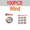 9mm 100pcs Wind