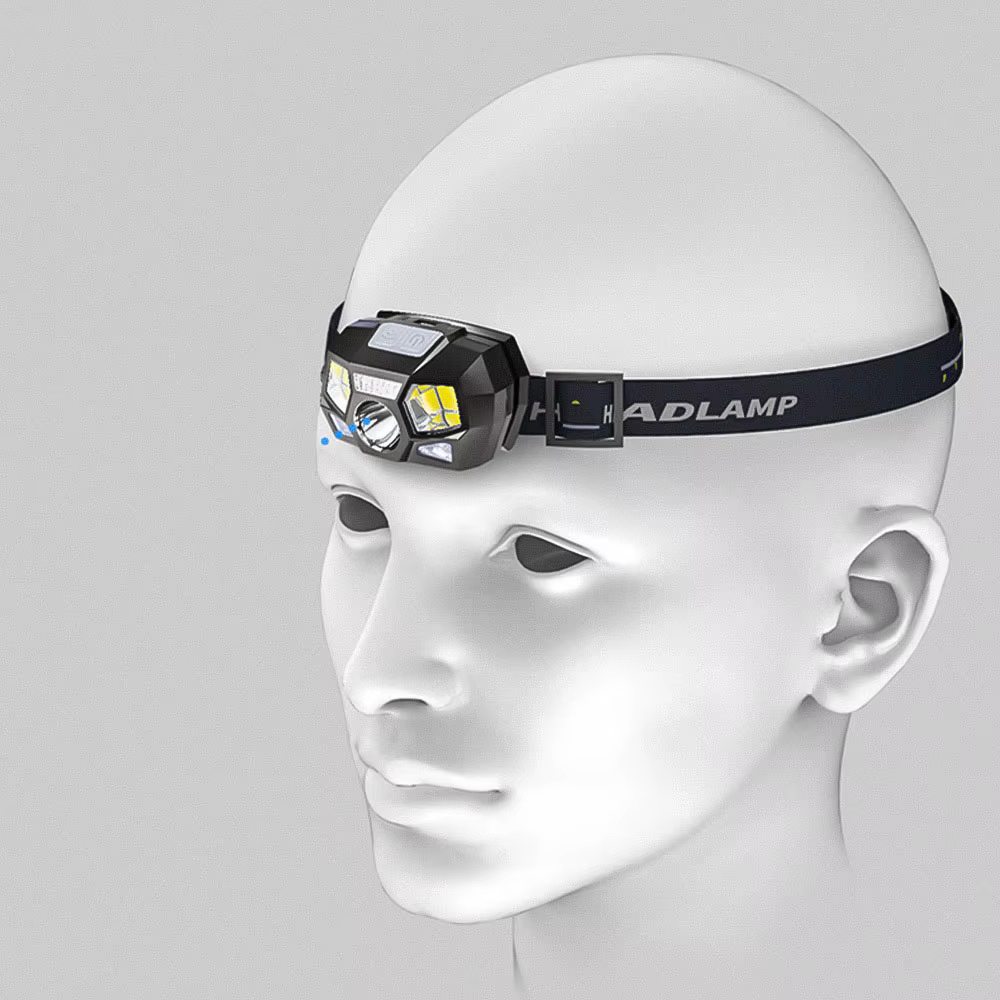 Frontal LED recargable USB – Resistente al agua con sensor movimiento - imagen 5