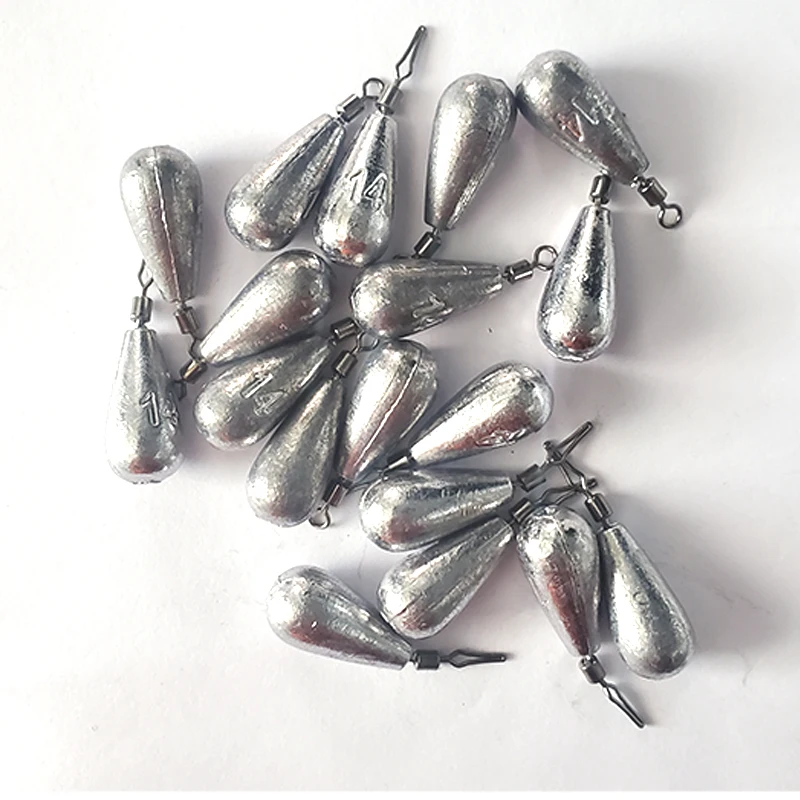 TAKEDO FD04 plomo de peso de pesca de gota libre 3,5g 5g 7g 10g 14g 20g plomo de pesca con accesorios de pesca giratorios para pesca - imagen 5