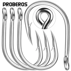Anzuelos Jigging Acero Inoxidable 1/0-13/0 Pesca Oceánica