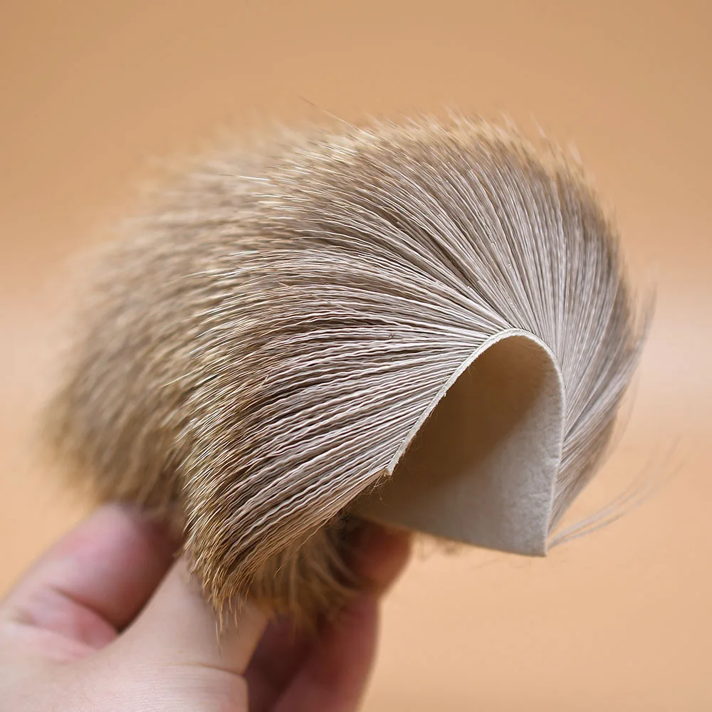 MNFT 1 pieza de parche para atar moscas de pelo de ciervo Natural, color medio, pelo de cuerpo de ciervo |   Material para atar moscas - imagen 3