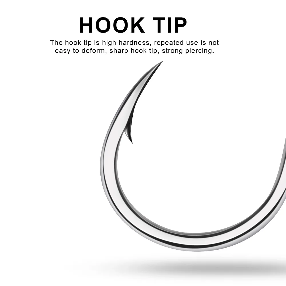 2 par/pack de anzuelos de Jigging dobles para pesca en agua salada/barco con hilo y plumas brillantes de piel de pescado para pesca con señuelo de Jigging lento - imagen 4