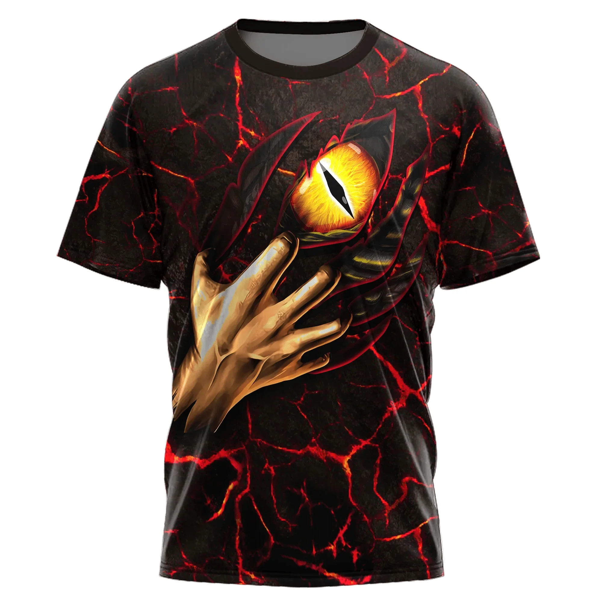 PLstar Cosmos-Camiseta de manga corta con estampado 3D para hombre, camisa de moda, informal, de verano, con patrón de tatuaje de dragón, TX297 - imagen 5