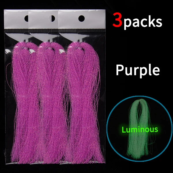 3 bags purple