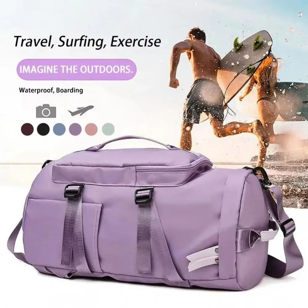 Nuevo Bolsa de viaje de gran capacidad con bolsillo para zapatos, bolso de equipaje Oxford, bolso de mano impermeable, mochila de mano - imagen 5