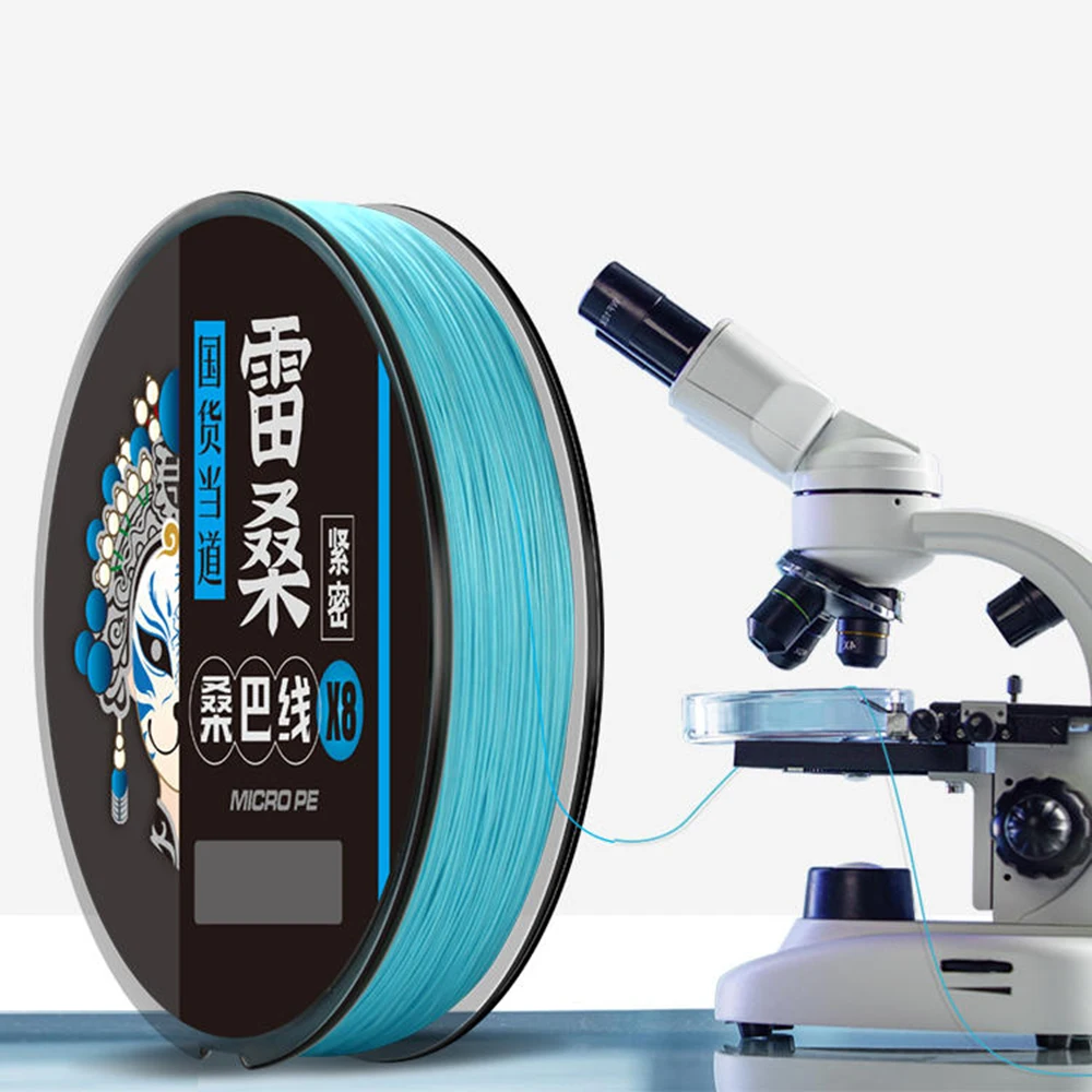 ThornsLine X8 súper fuerte 8 hebras hilo de pescar trenzado 100M/150M azul 100% PE alambre agua salada aparejos de pesca de agua dulce carpa - imagen 4