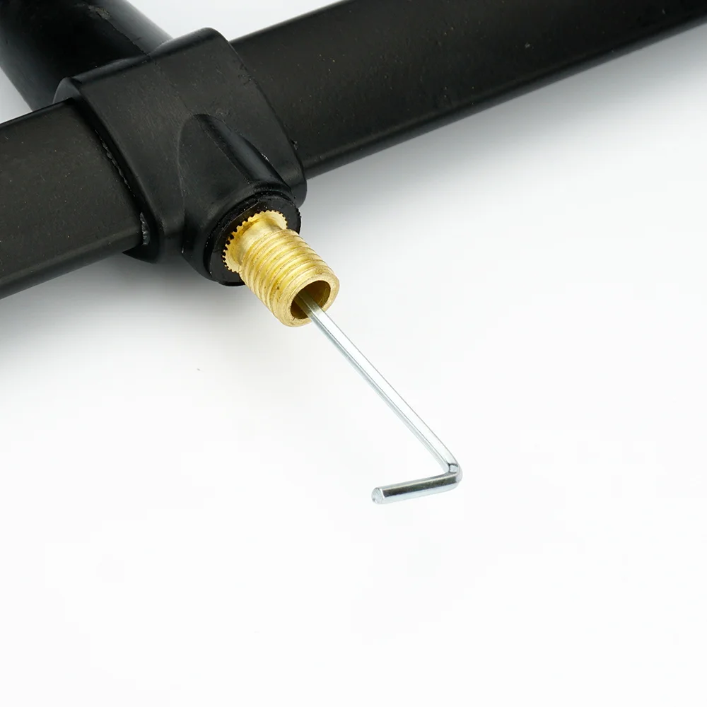 Barra zumbador aluminio Hirisi – Soporte 3 cañas para pesca de carpa - imagen 5
