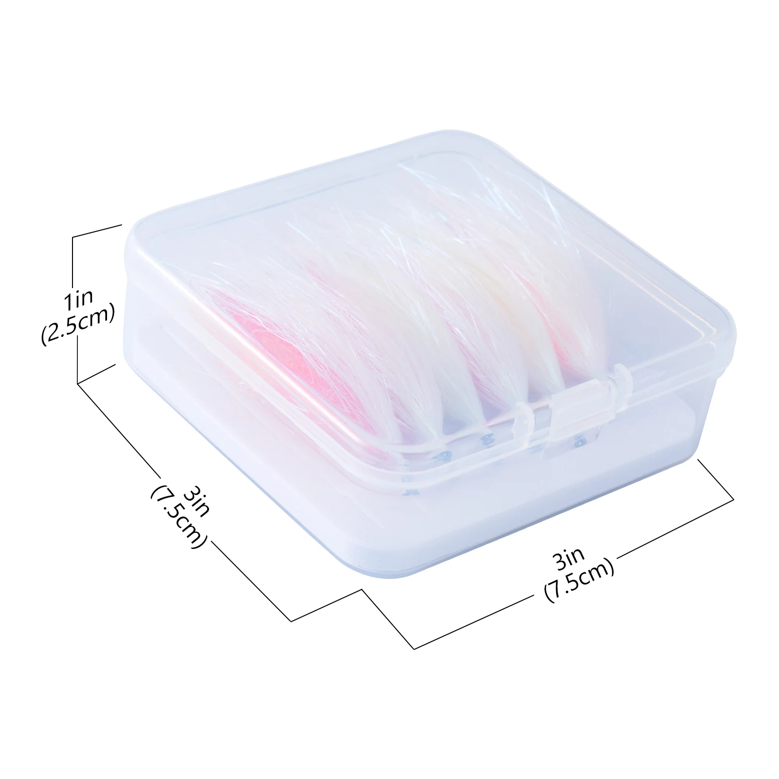 BASSDASH-Serpentinas de moscas húmedas, huevos Nuke para trucha, Steelhead, pesca de salmón, Kit de señuelo de mosca con caja - imagen 5