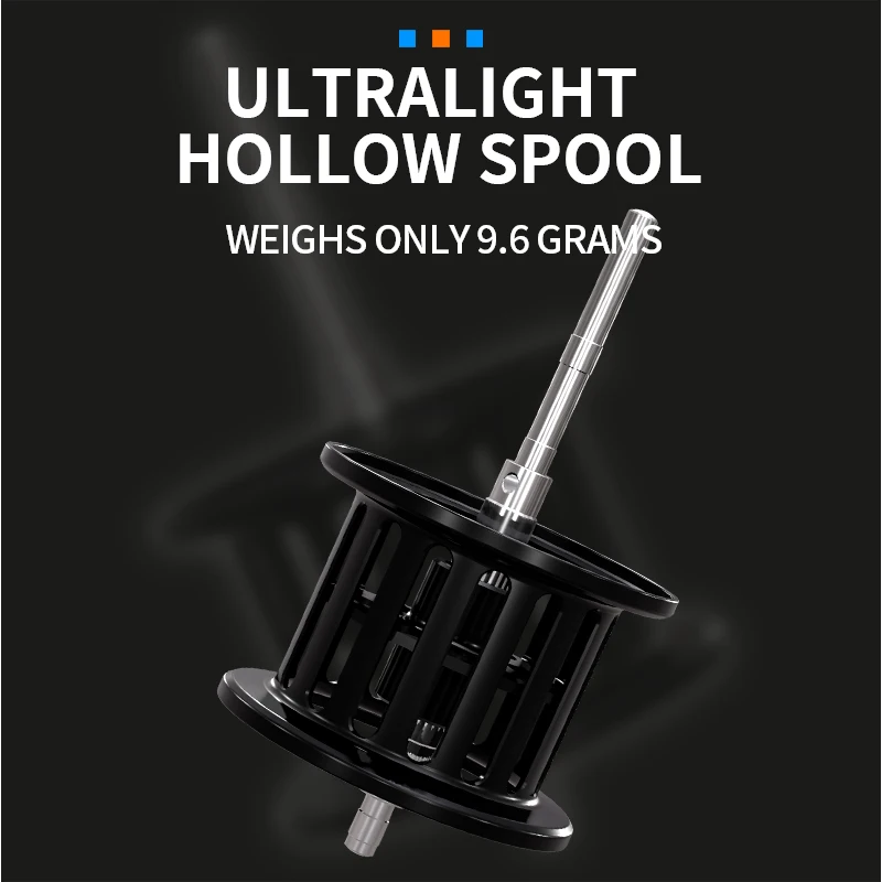 Carrete de pesca largo de fundición D1-High-Speed para agua salada, arrastre máximo 5 + 1BB, TH200, AT200, SW300 - imagen 3