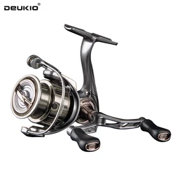Carrete spinning doble mango DEUKIO 5,2:1 7+1BB para agua salada