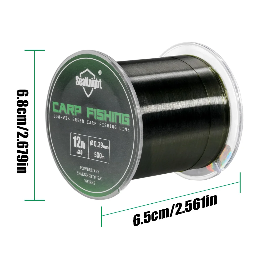 Línea de pesca de nailon SeaKnight marca CARP500M línea de nailon monofilamento de alta resistencia para agua sal/dulce - imagen 4