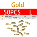 50PCS size L Gold