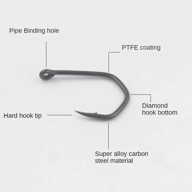 Anzuelos de carpa con PTFE – Acero alto carbono - imagen 4
