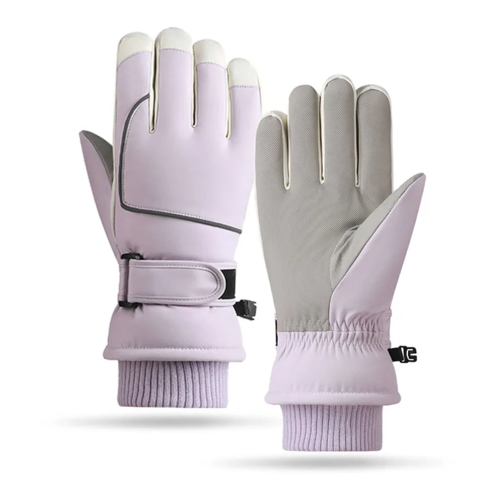 Nuevo Guantes de esquí con pantalla táctil, guantes antideslizantes para montar en invierno, manoplas impermeables para