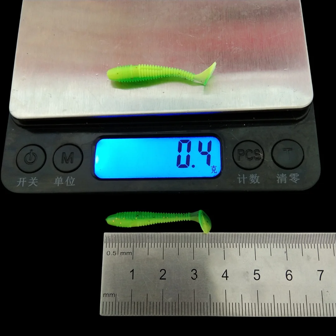 30 Uds 3,5 cm 0,4g señuelos blandos de silicona pieza aparejos artificiales cebo productos para pesca en el mar pesca en roca Swimbait Wobblers - imagen 5